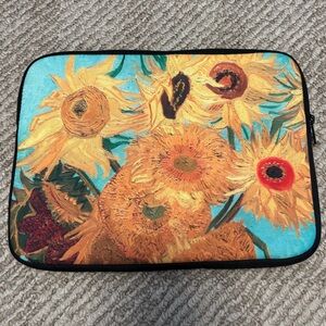 Van Gogh's Sunflowers Print Laptop Sleeve